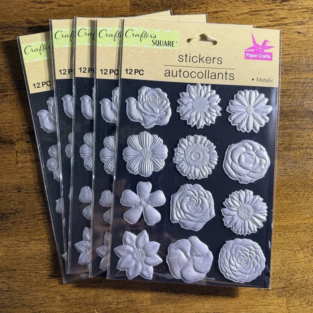 Large Crafter's Square Crafting/Scrapbooking Bundle-Stickers Tools Iron-Ons NEW - Picture 9 of 16